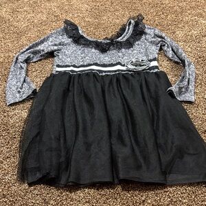 Black and white girls dress